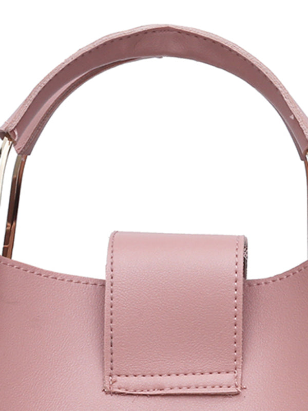 One Shoulder Bucket Ladies Luggage Bag Three-Piece Set