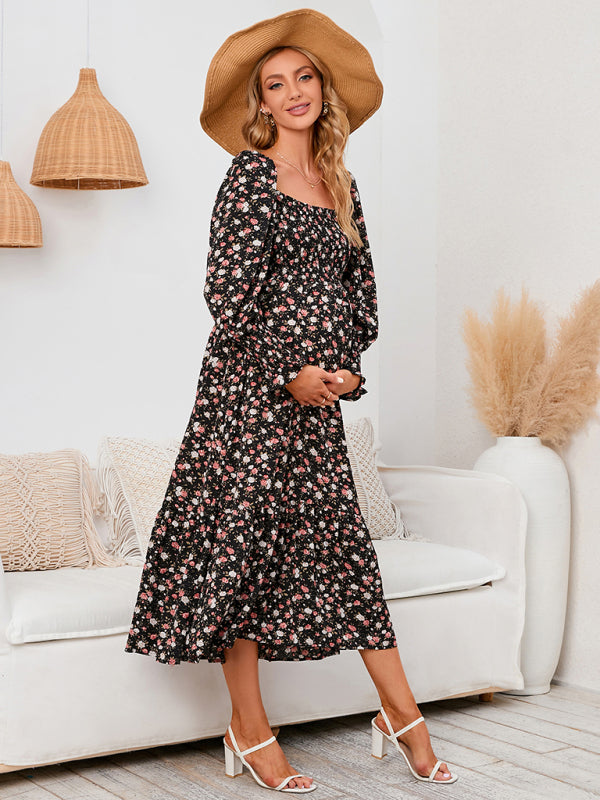 Women's chiffon maternity dress
