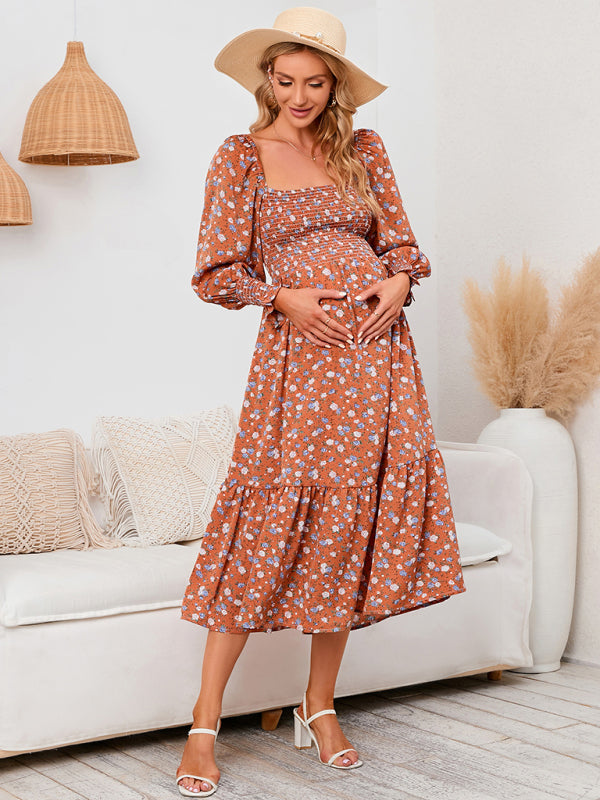 Women's chiffon maternity dress