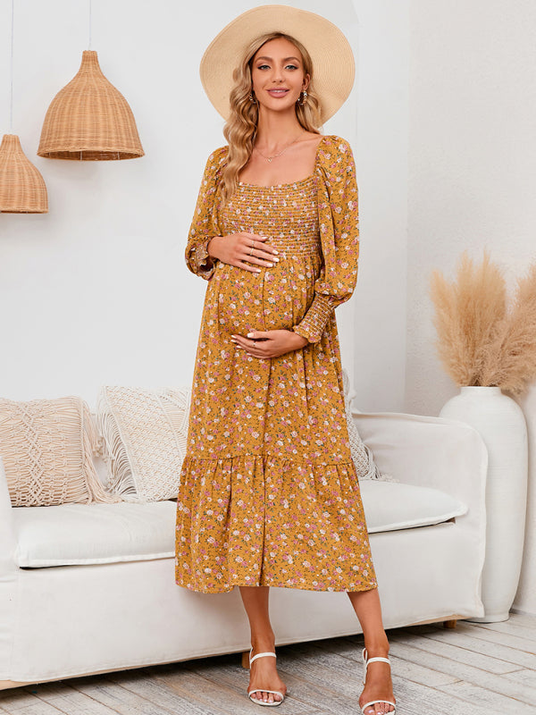 Women's chiffon maternity dress