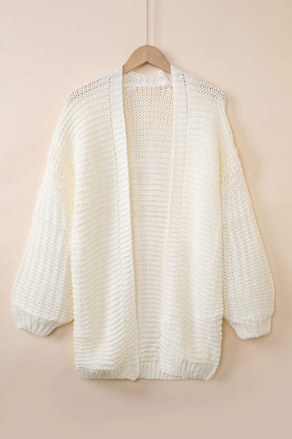 Open Front Longline Cardigan