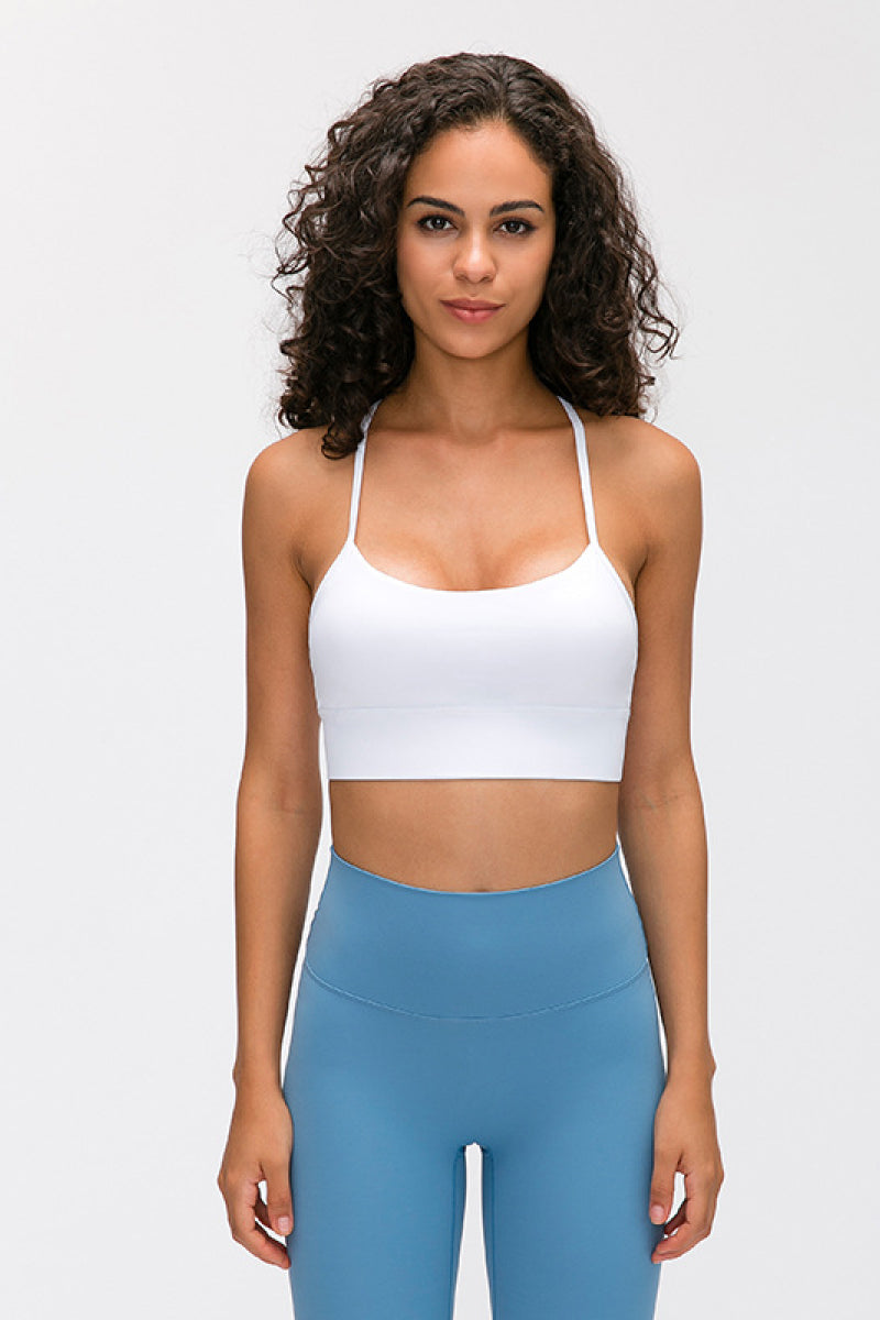 Hauts de soutien-gorge de yoga Y Back