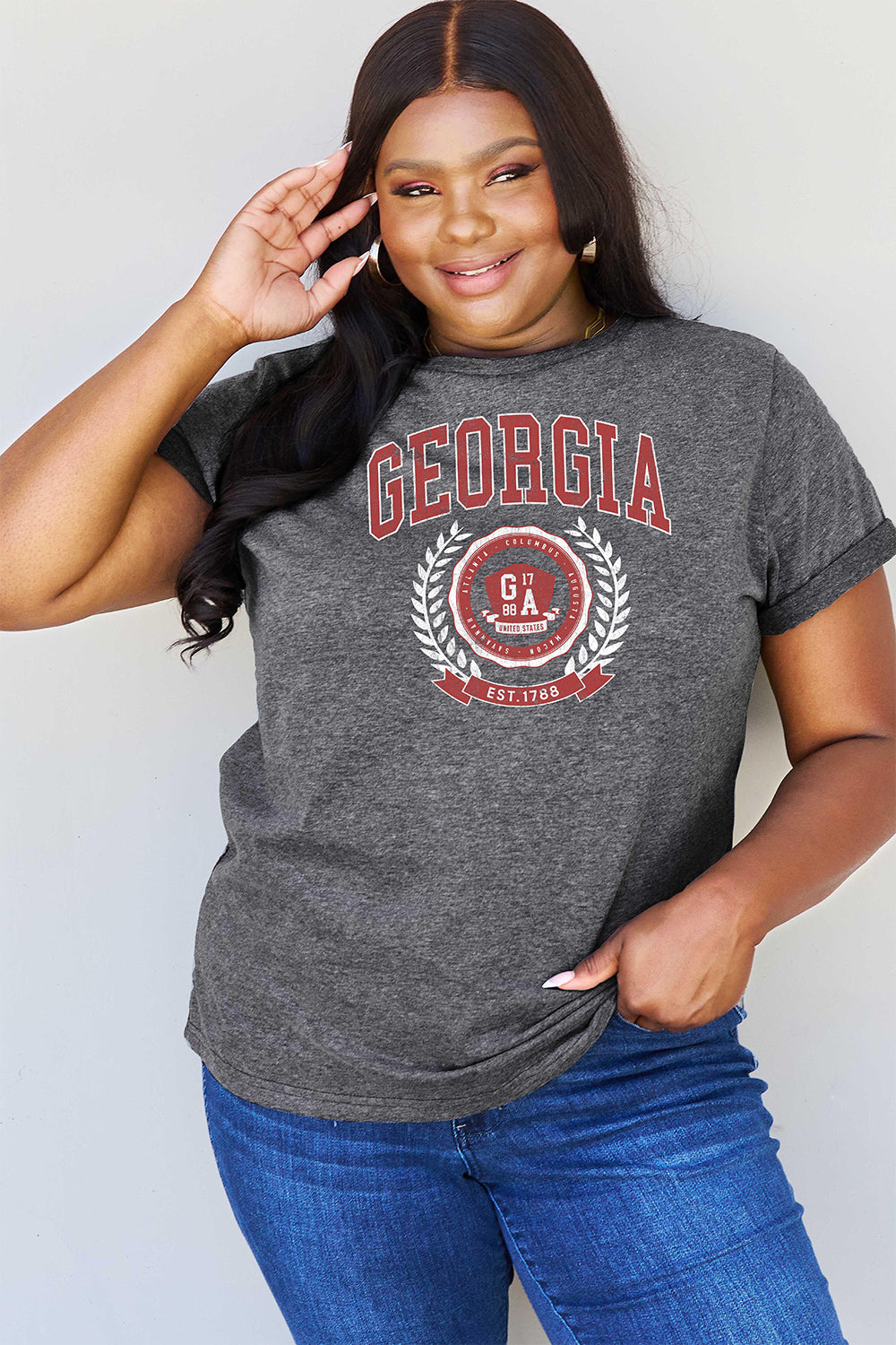 Simply Love Full Size GEORGIA Graphic T-Shirt