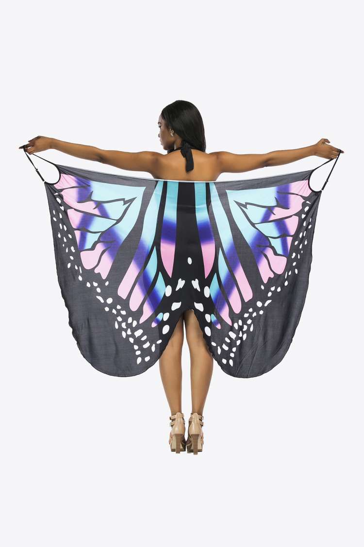 Papillon Spaghetti Strap Cover Up