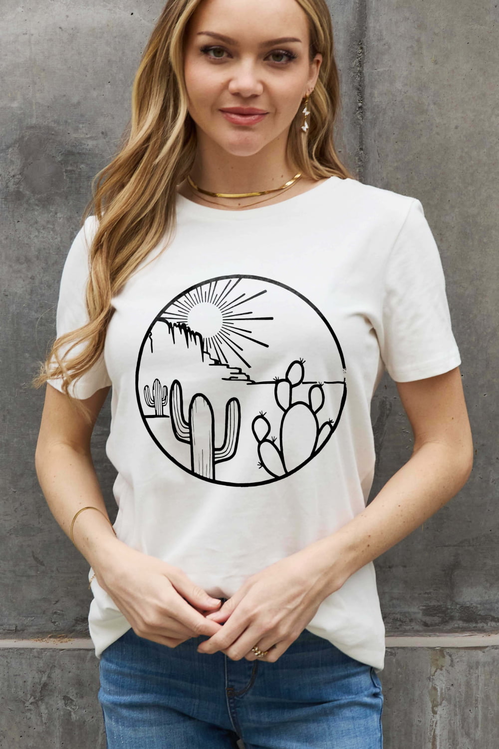 Simply Love Full Size Desert Graphic Cotton Tee