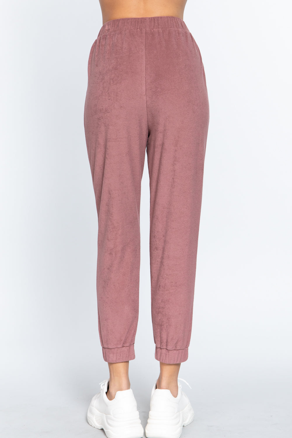 Pantalon de jogging long en tissu éponge