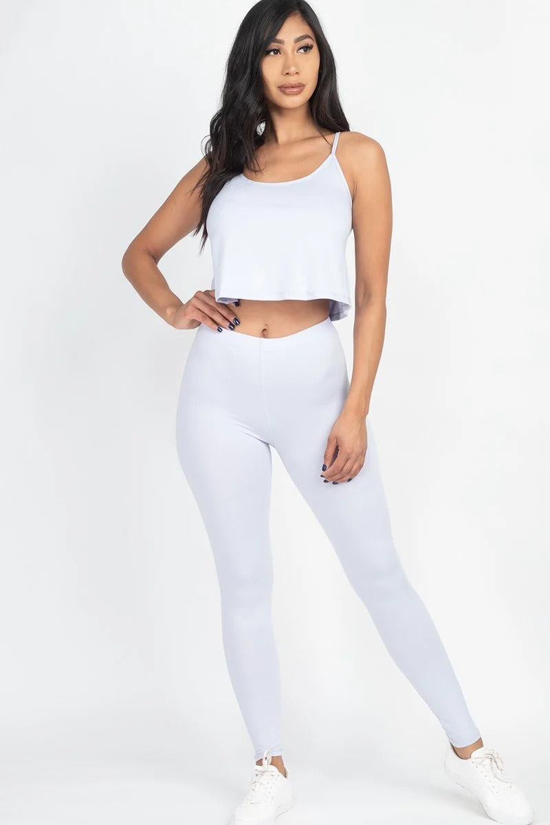 Cami Top And Leggings Set