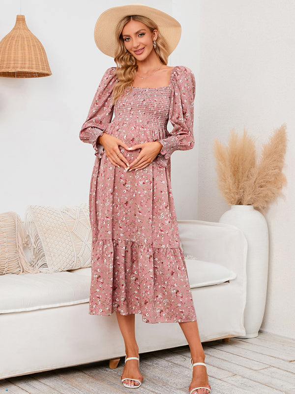 Women's chiffon maternity dress