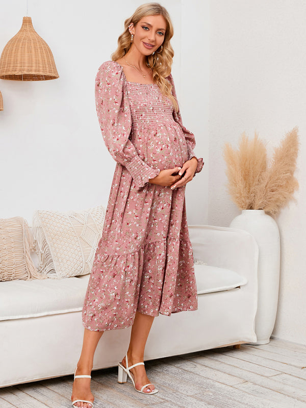 Women's chiffon maternity dress